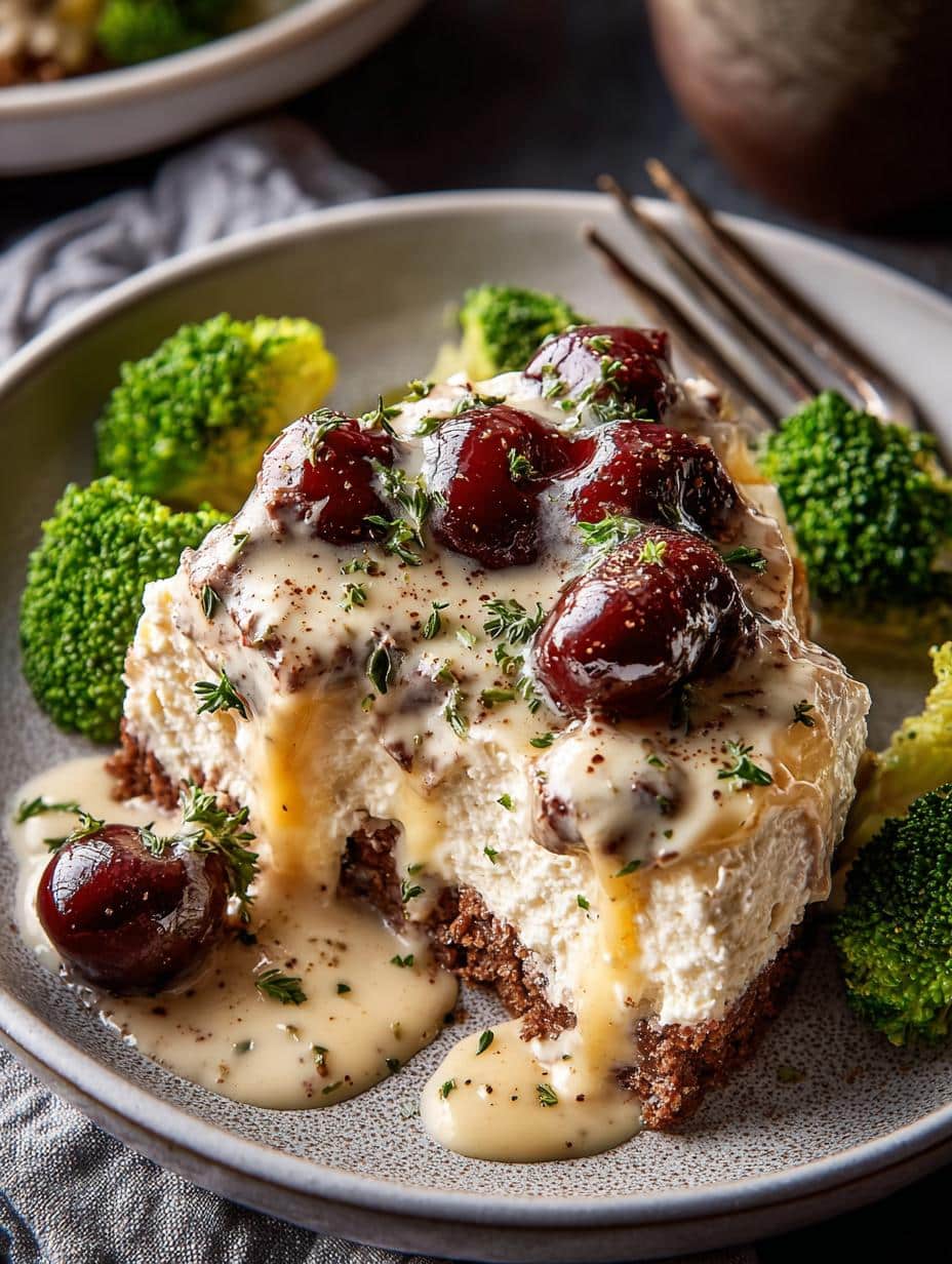 Indulgent Chocolate Cherry Cheesecake Delight 3 Indulgent Chocolate Cherry Cheesecake Delight - Indulgent Chocolate Cherry Cheesecake - additional detail