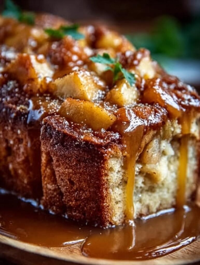 Irresistible Caramel Apple Bread