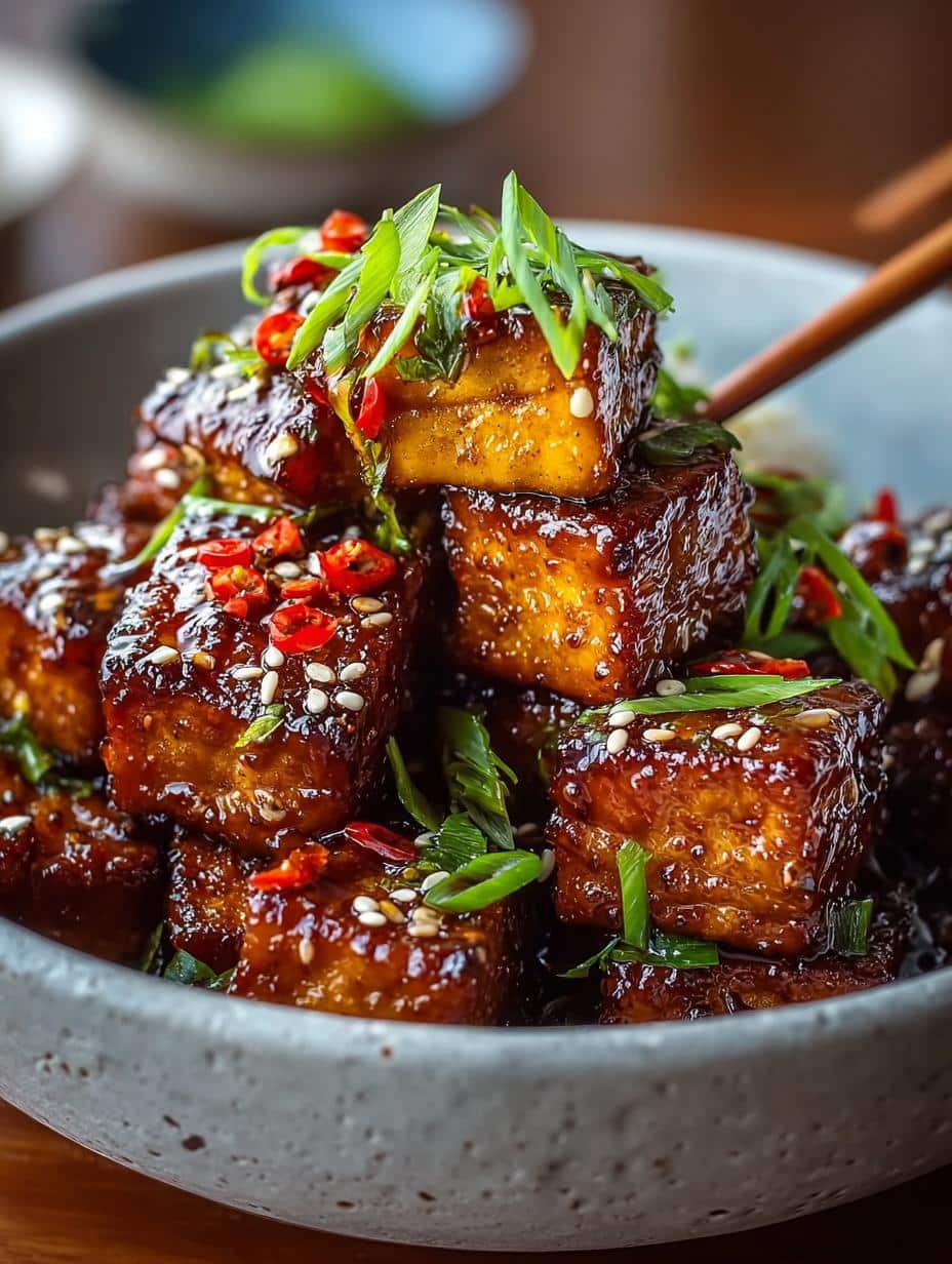 Irresistibly Crispy Honey Garlic Tofu Recipe You’ll Love - Irresistibly Crispy Honey Garlic - additional detail
