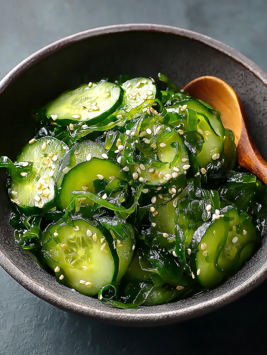 Japanese Cucumber Seaweed Salad