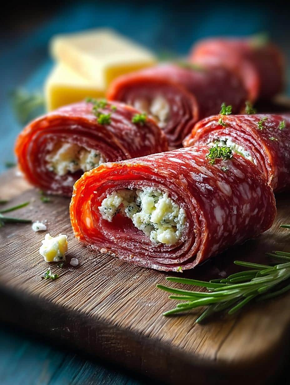 Savory Keto Salami Roll Ups: 5 Quick, Customizable Delights 3 Savory Keto Salami Roll Ups: 5 Quick, Customizable Delights - Keto Salami Roll Ups - additional detail
