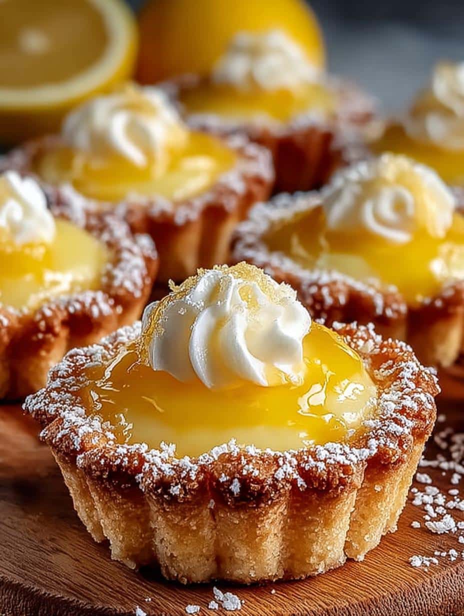 Lemon Curd Cookie Cups