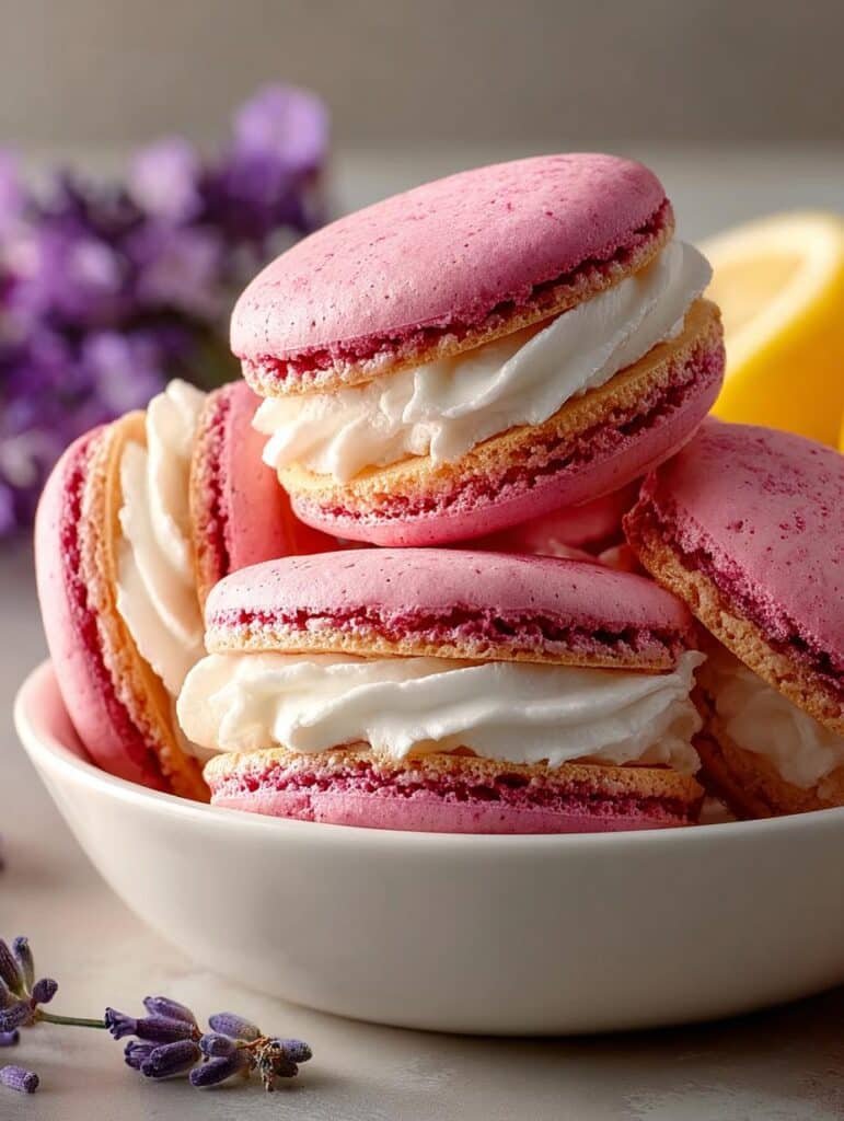 Lemon Lavender Sandwich Cookies