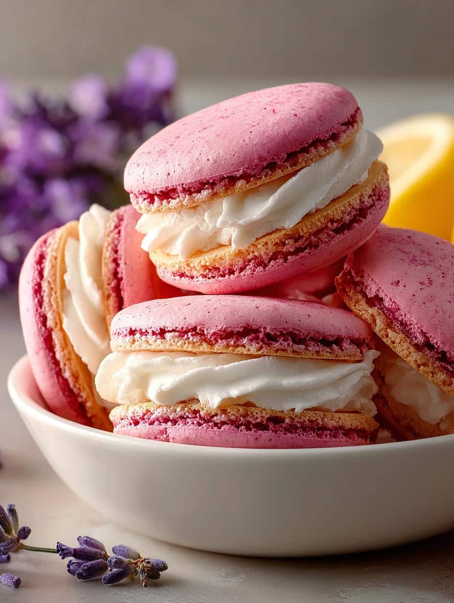 Lemon Lavender Sandwich Cookies