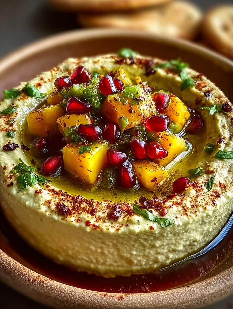 Mango Jalapeno Hummus: 5 Reasons to Love This Dip - Mango Jalapeno Hummus - additional detail