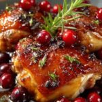 Maple Glazed Chicken Thighs