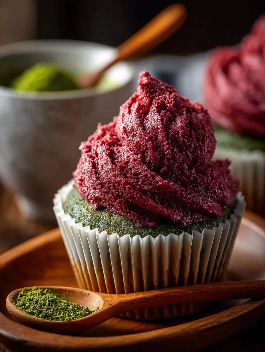 Matcha Green Tea Cupcakes: 12 Irresistible Indulgences - Matcha Green Tea Cupcakes - additional detail