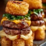 Mini Tater Tot Cheeseburgers: 12 Flavorful Bites 5 Mini Tater Tot Cheeseburgers