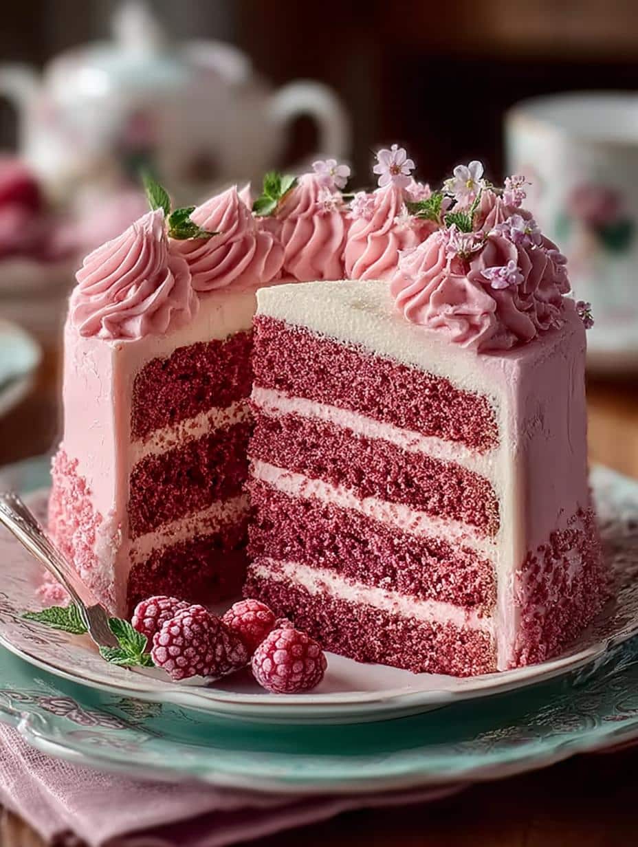 Mothers Day Pink Velvet Cake: 10 Reasons to Celebrate - Mothers Day Pink Velvet - additional detail