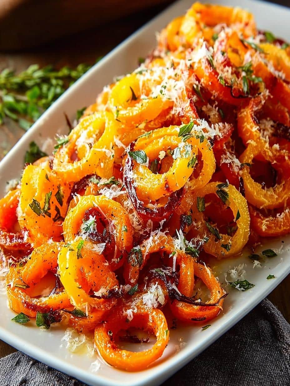 Parmesan Garlic Roasted Carrot Spirals You Need to Try - Parmesan Garlic Roasted Carrot - main visual representation