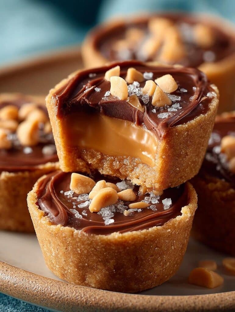 Peanut Butter Fudge Puddles