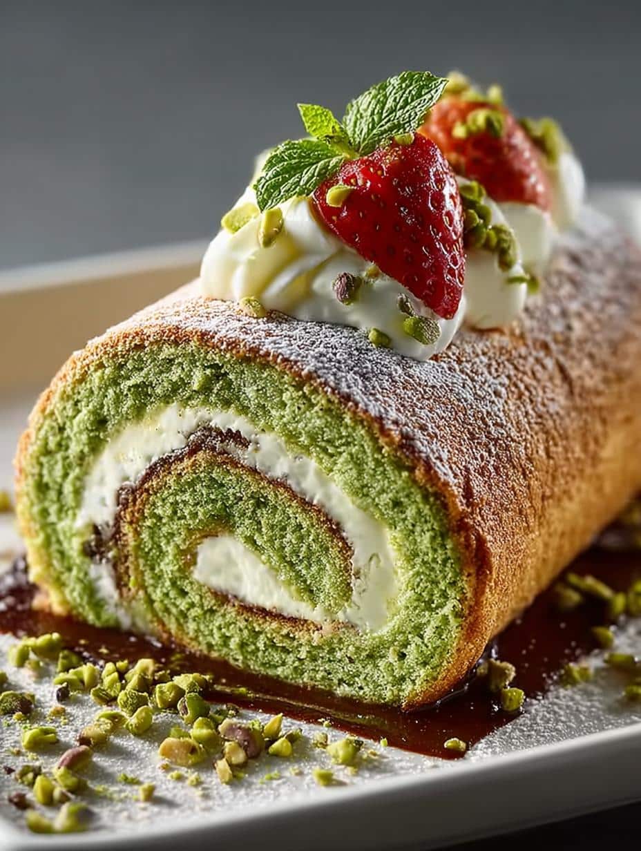 Pistachio Roll Cake: 7 Irresistible Ways to Delight - Pistachio Roll Cake - additional detail