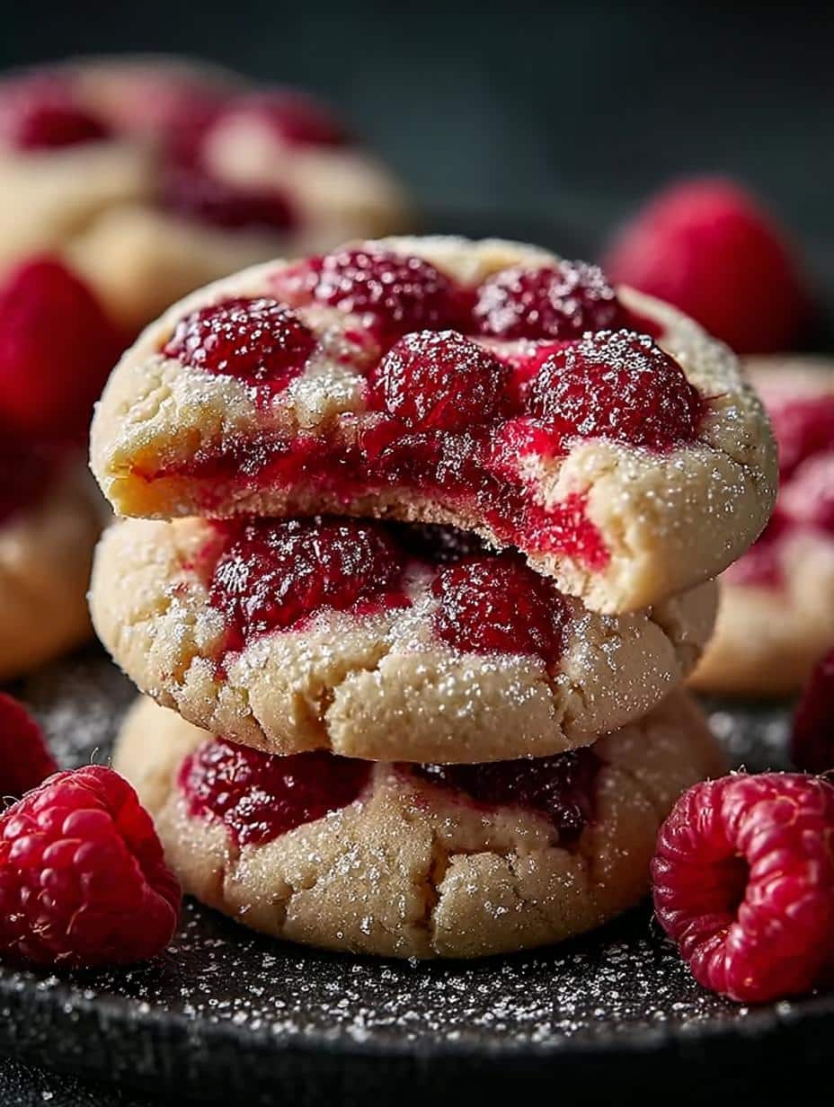 Raspberry Sugar Cookies