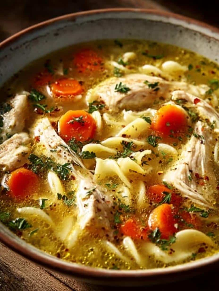 Rotisserie Chicken Noodle Soup: 5 Ingredients of Comfort - Rotisserie Chicken Noodle Soup - main visual representation