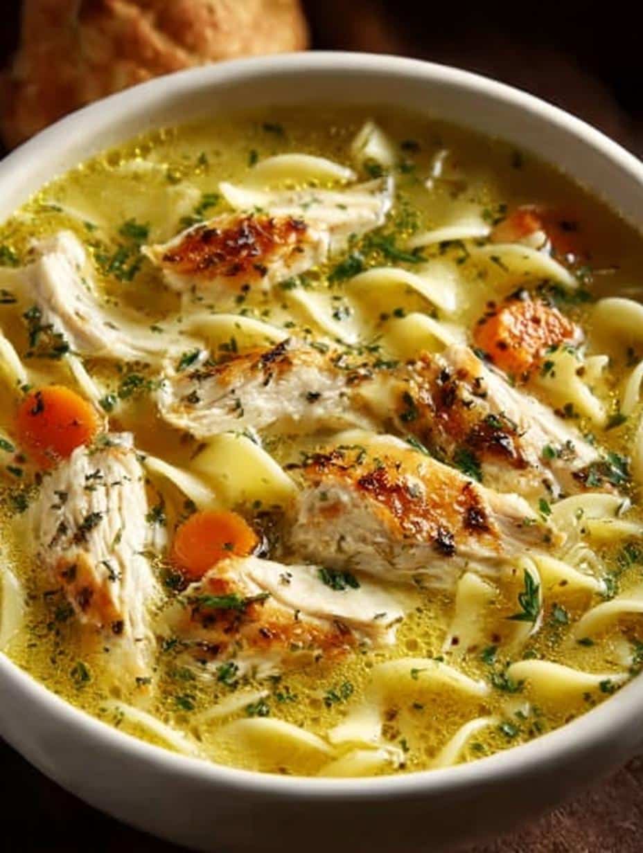 Rotisserie Chicken Noodle Soup