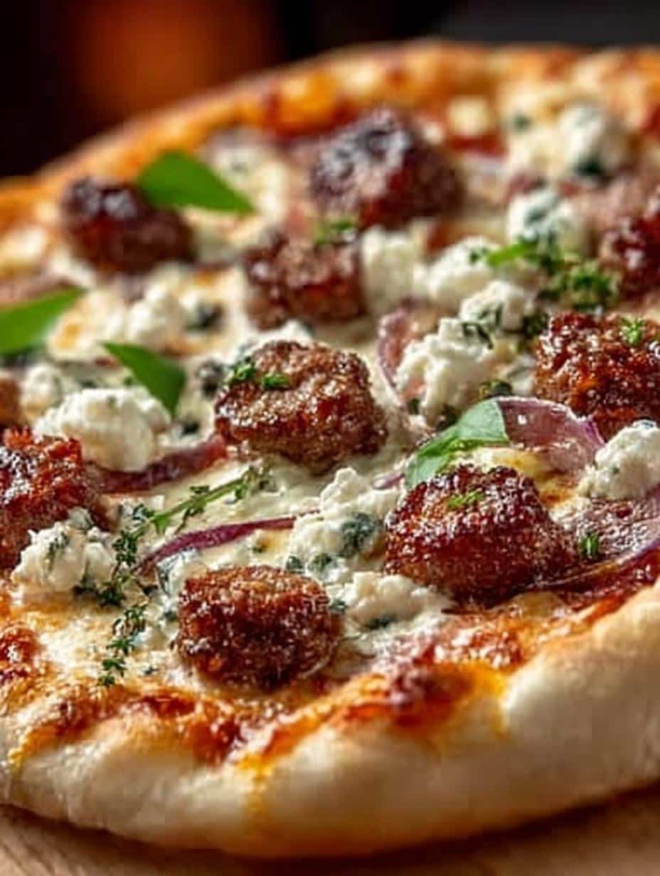 Sausage Feta Pizza: 7 Reasons You'll Love This Recipe - Sausage Feta Pizza - main visual representation