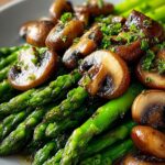 Sauteed Asparagus Mushrooms Garlic