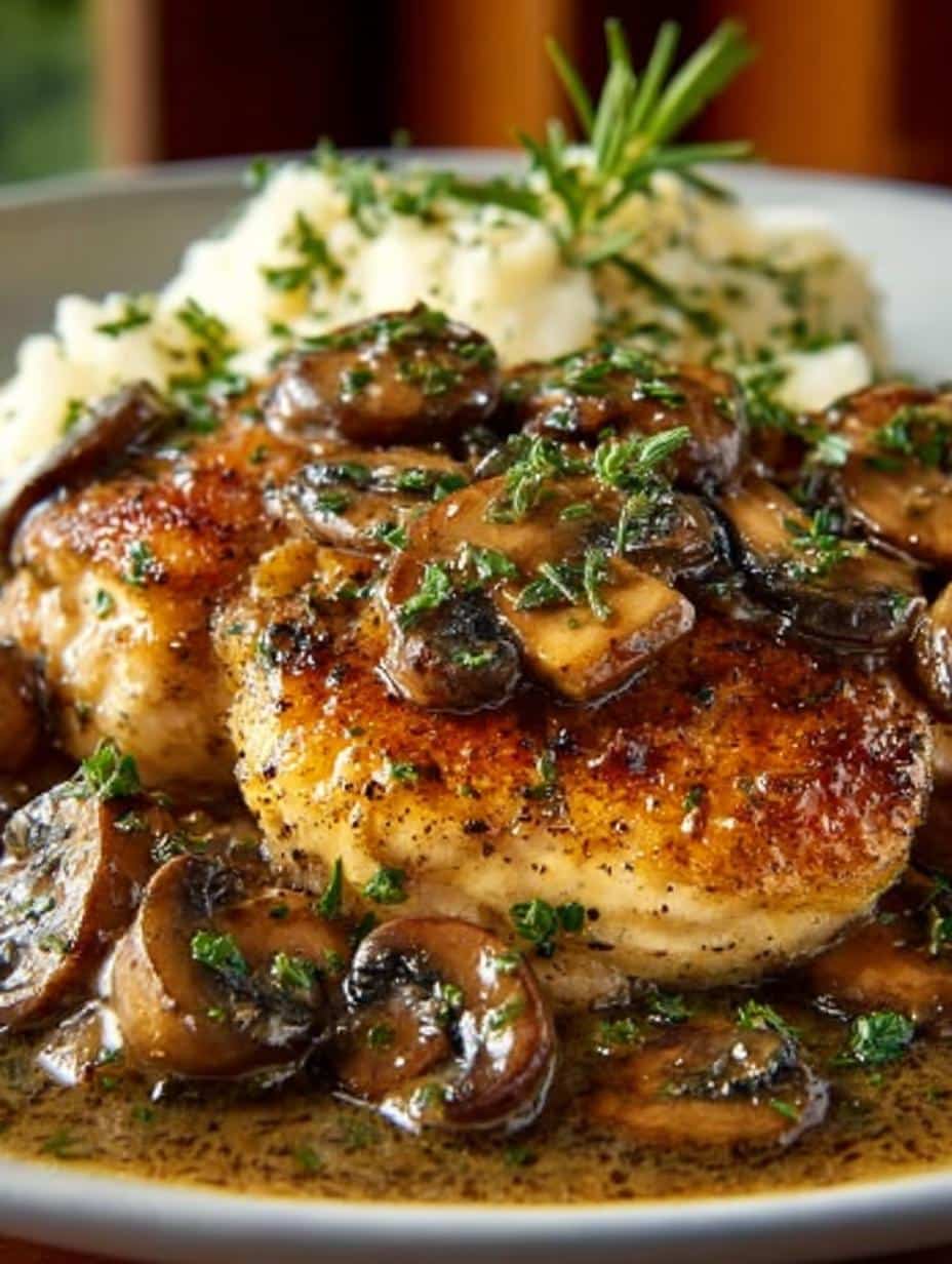 Savory Italian Chicken Marsala with Rich Flavorful Sauce - Savory Italian Chicken Marsala - main visual representation