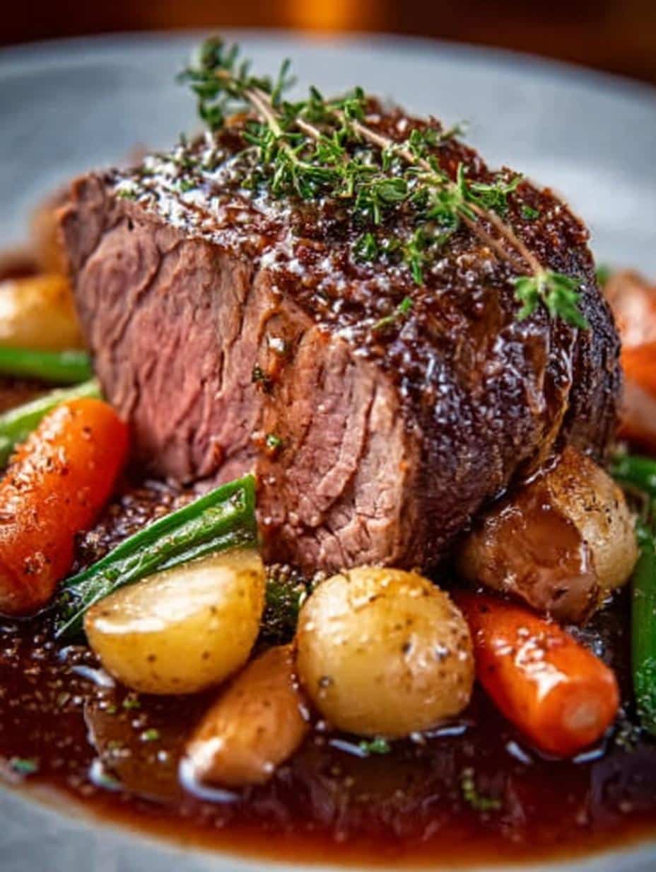 Slow Cooked Sirloin Tip: 8 Hours to Tender Perfection - Slow Cooked Sirloin Tip - main visual representation