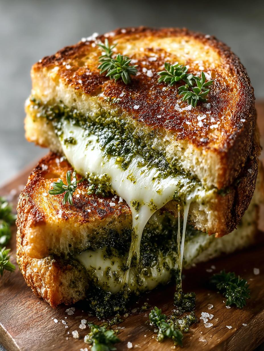 Sourdough Pesto Grilled Cheese: 10 Reasons You’ll Love It - Sourdough Pesto Grilled Cheese - additional detail