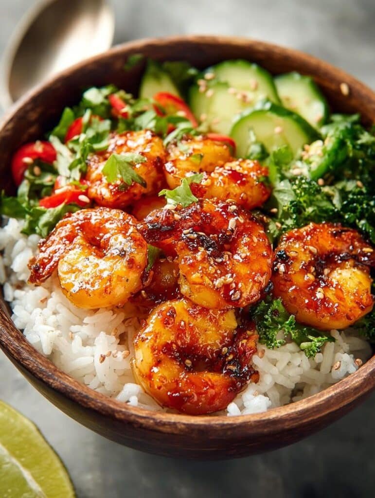 Spicy Shrimp Bowl with