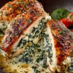 Delicious Spinach Artichoke Stuffed Chicken Recipe 4 Spinach Artichoke Stuffed Chicken