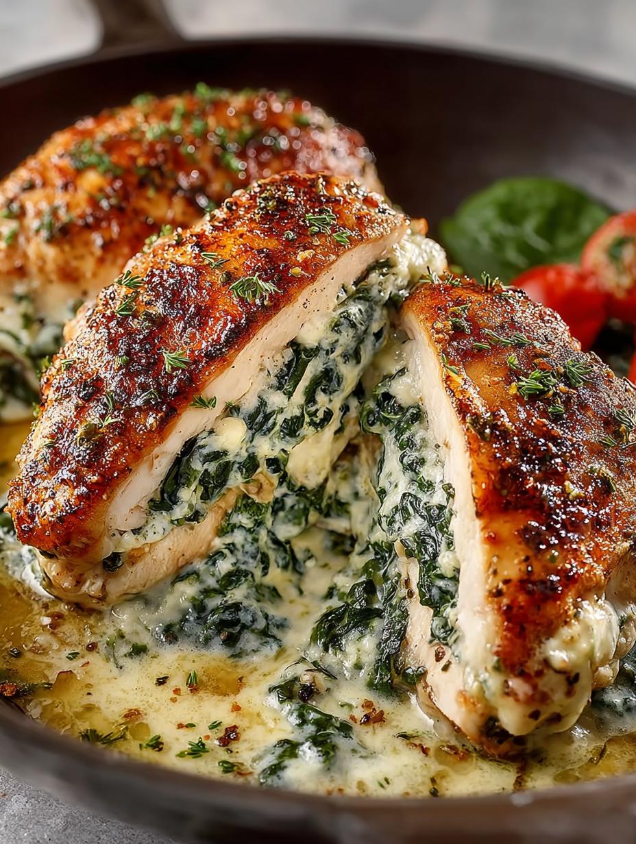 Delicious Spinach Artichoke Stuffed Chicken Recipe 1 Spinach Artichoke Stuffed Chicken