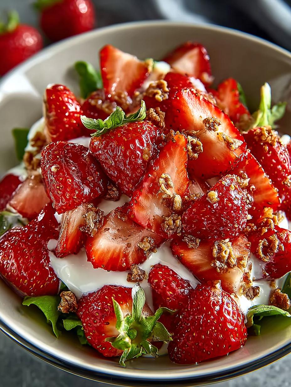 Irresistible Strawberry Crackle Salad for Summer Delight - Strawberry Crackle Salad - main visual representation