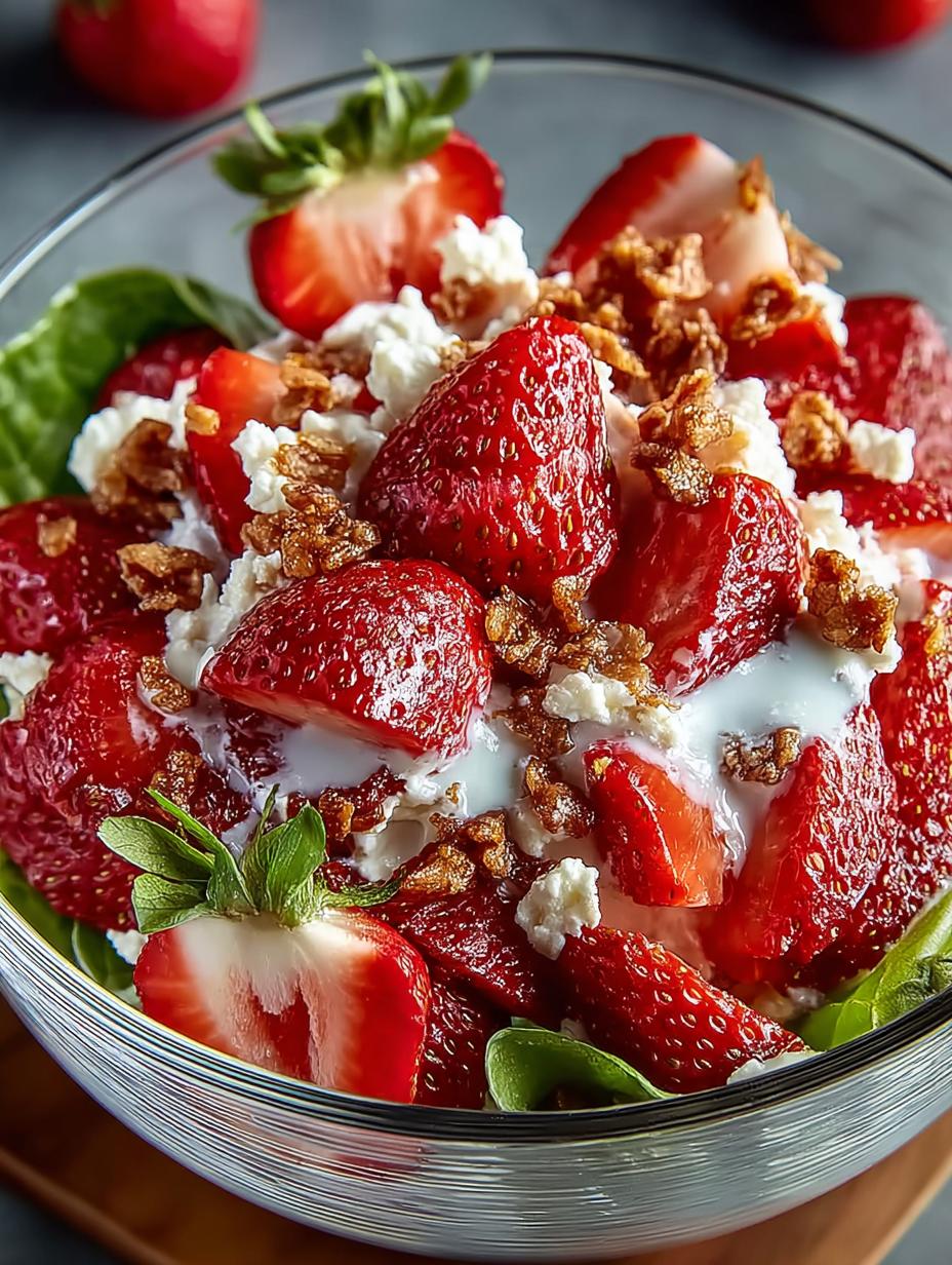 Strawberry Crackle Salad