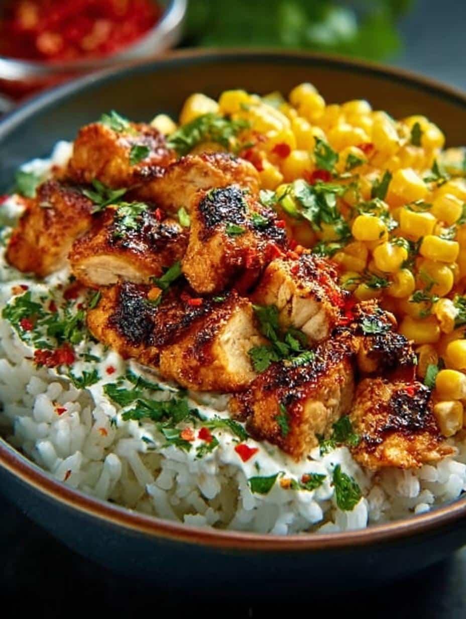 Street Corn Chicken Rice