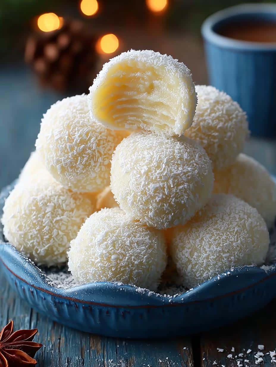 Sweetened Condensed Milk Snowballs: 7 Irresistible Treats - Sweetened Condensed Milk Snowballs - main visual representation