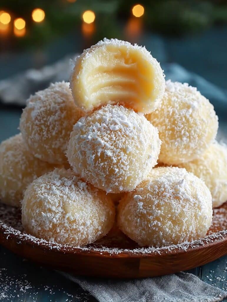 Sweetened Condensed Milk Snowballs