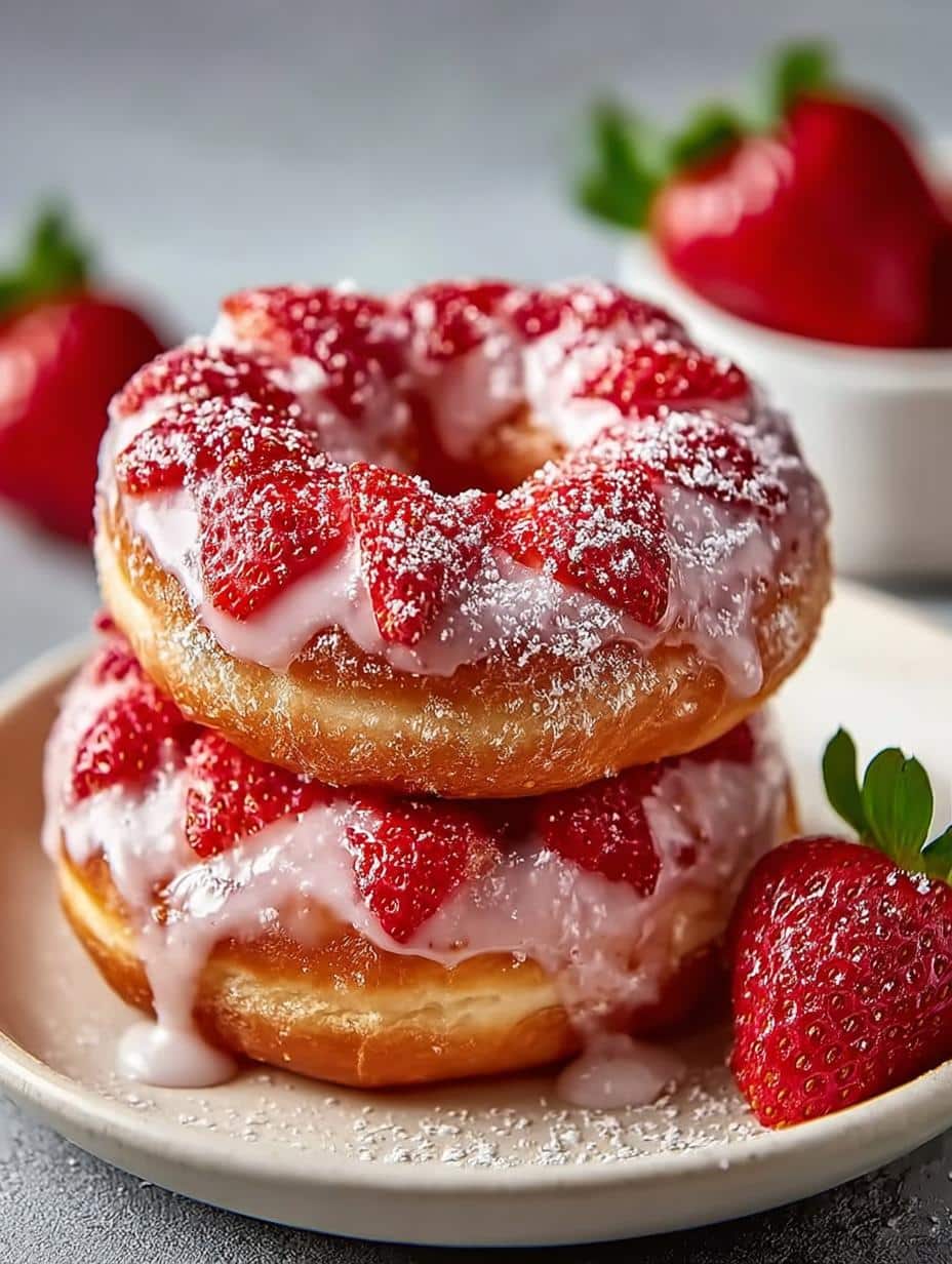Valentines Day Strawberry Donuts: 12 Irresistible Treats - Valentines Day Strawberry Donuts - main visual representation