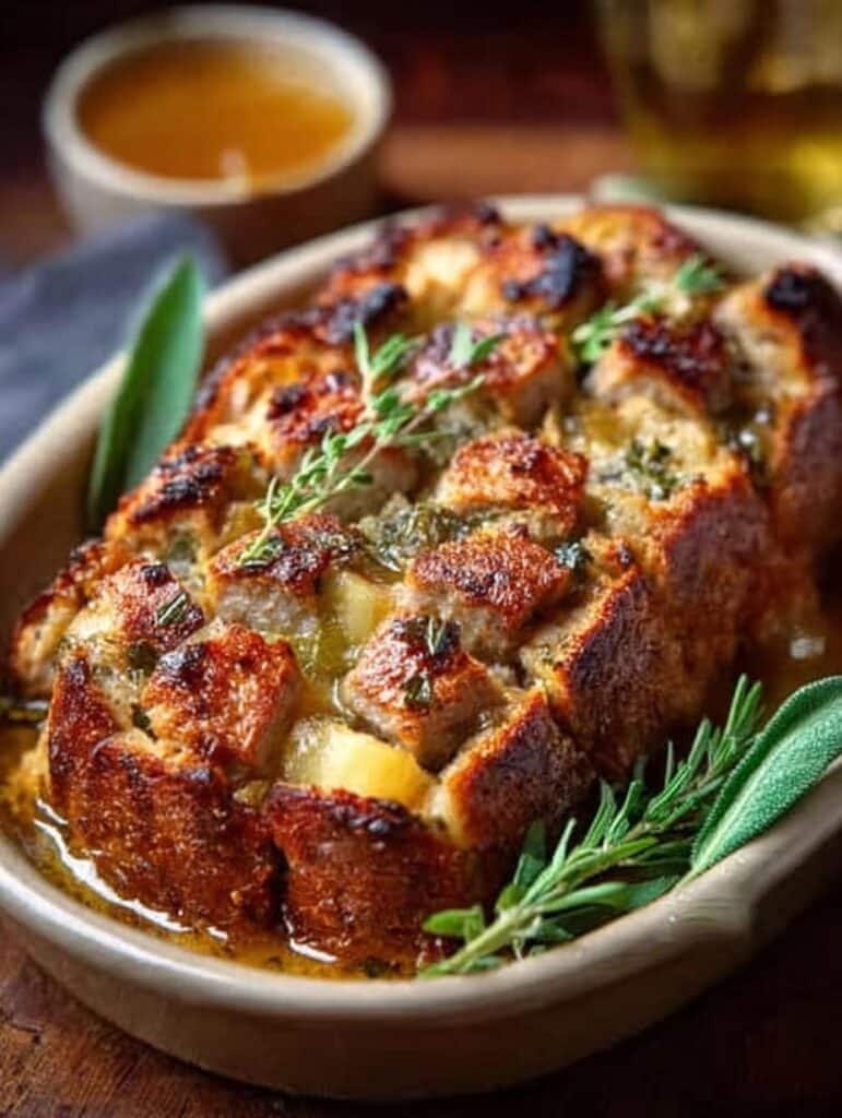 Warm Sausage Apple Sage