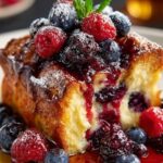 Wild Berry Bread Pudding