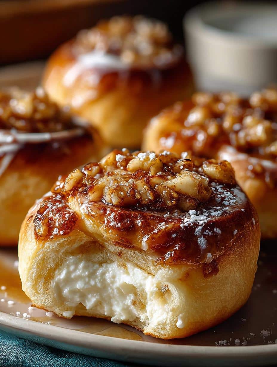 Apple Cheesecake Buns: 8 Soft and Gooey Delights - Apple Cheesecake Buns - main visual representation