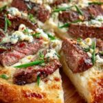 Blue Cheese Steak Pizza