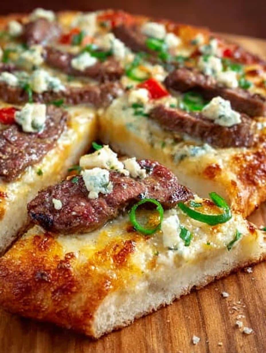 Blue Cheese Steak Pizza: 7 Irresistible Flavor Combinations - Blue Cheese Steak Pizza - additional detail