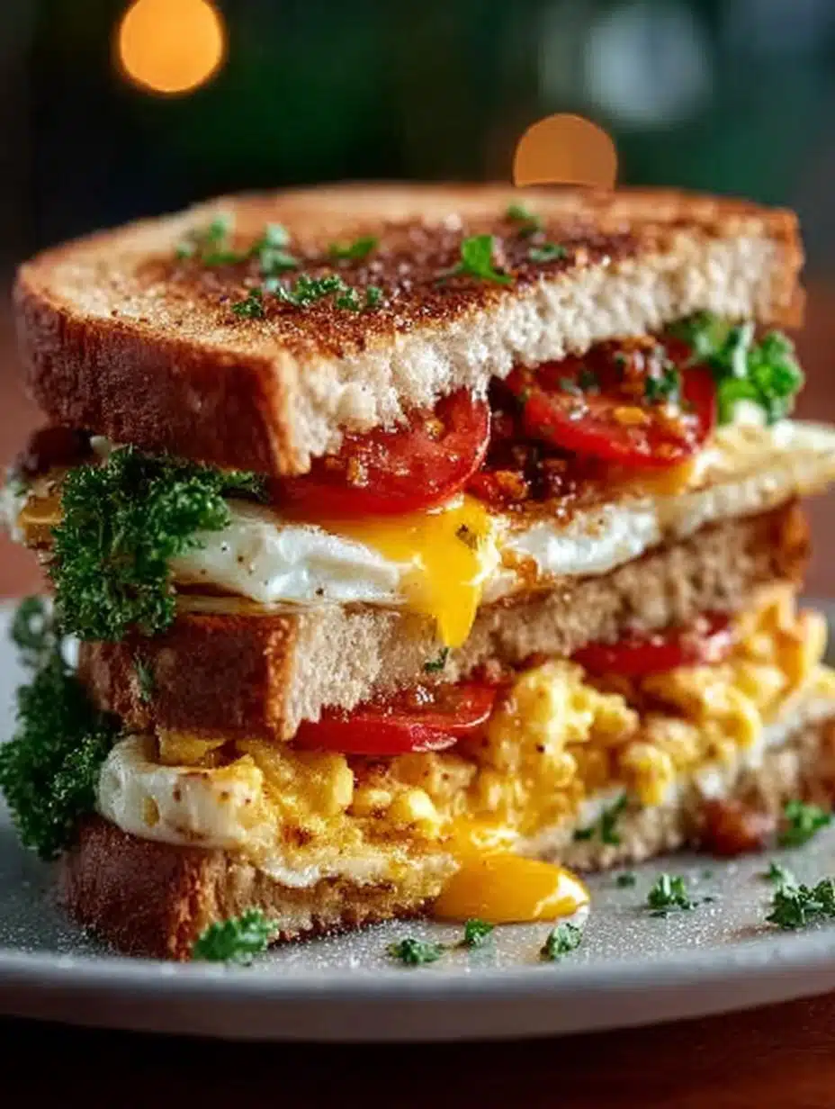 Breakfast Club Sandwich: 7 Irresistible Layers of Flavor - Breakfast Club Sandwich - additional detail