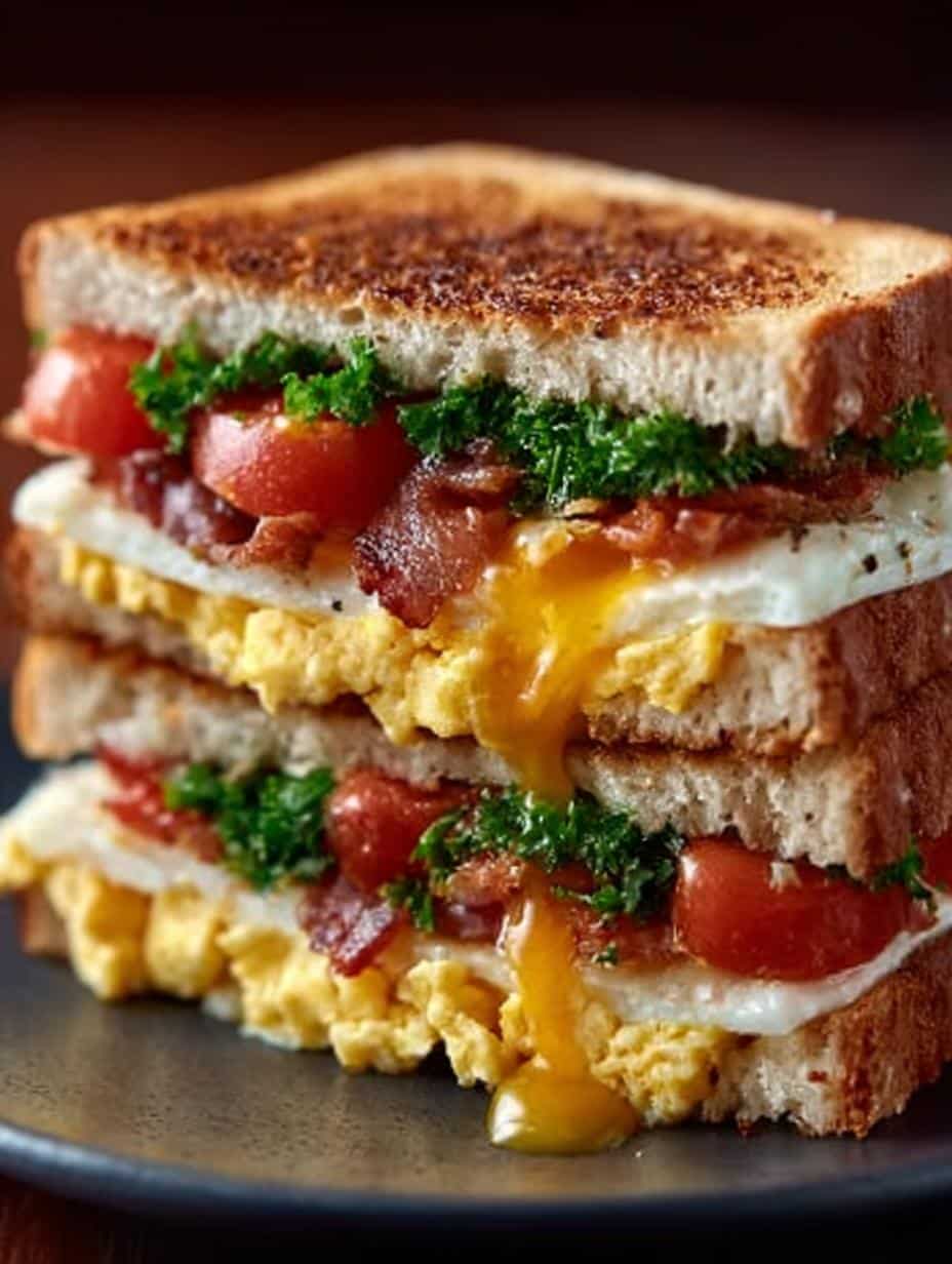 Breakfast Club Sandwich: 7 Irresistible Layers of Flavor 1 Breakfast Club Sandwich