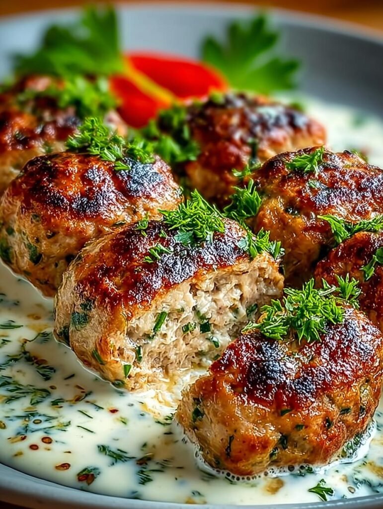 Chicken Kofta with Garlic