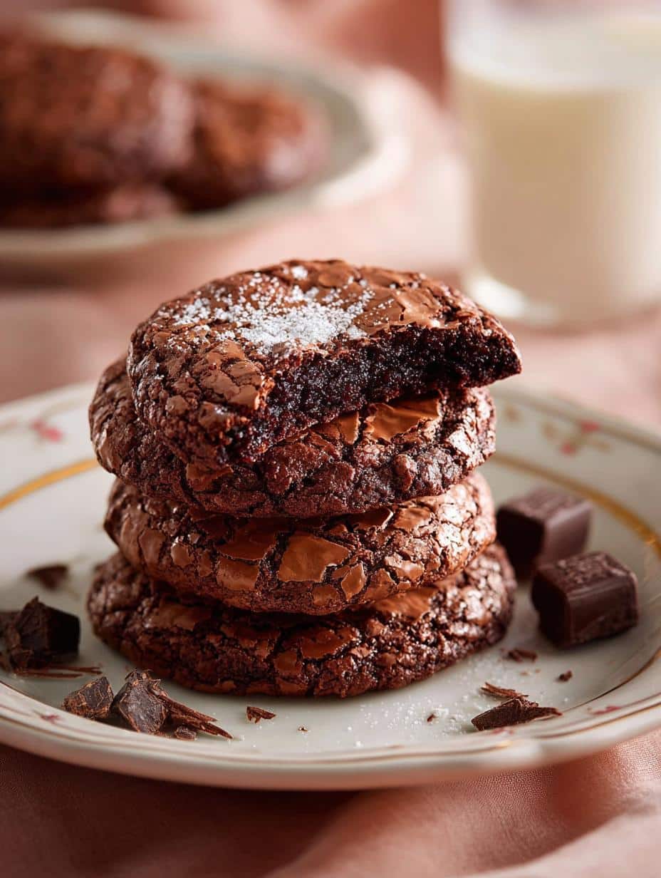 Chocolate Brownie Cookies: 7 Irresistibly Fudgy Delights - Chocolate Brownie Cookies - additional detail