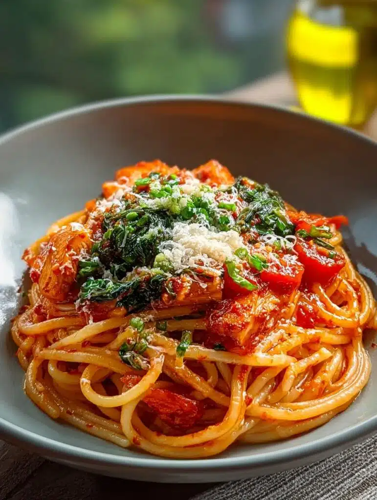 Creamy Korean Ssamjang Pasta