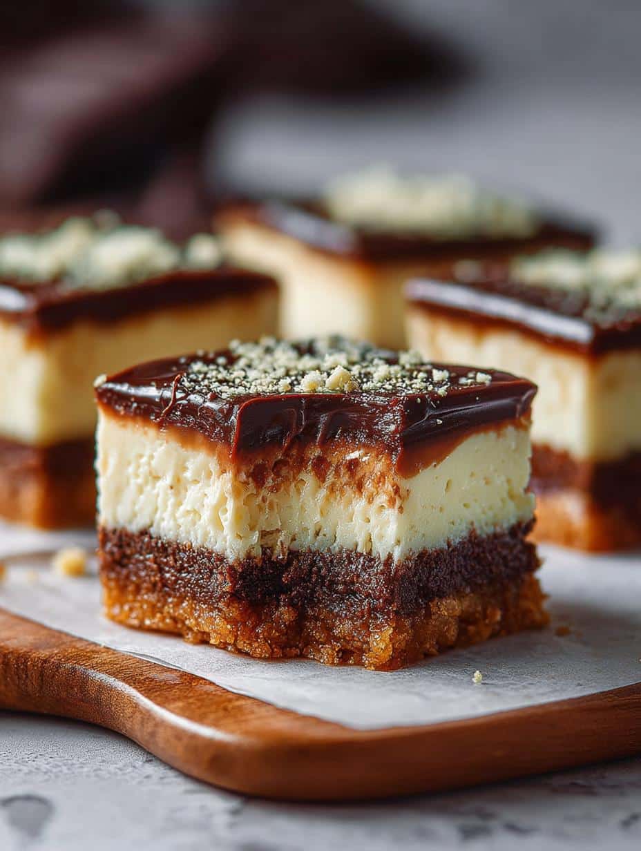 Indulge in 6 Delightful Dubai Chocolate Cheesecake Bars 3 Indulge in 6 Delightful Dubai Chocolate Cheesecake Bars - Dubai Chocolate Cheesecake Bars - additional detail