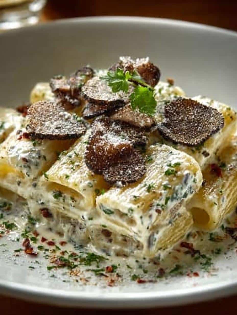Gorgonzola Truffle Cream Sauce: 5 Reasons to Love It 3 Gorgonzola Truffle Cream Sauce: 5 Reasons to Love It - Gorgonzola Truffle Cream Sauce - additional detail