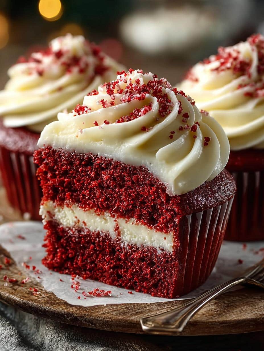 Irresistible Festive Red Velvet Cupcakes for Celebrations 2 Irresistible Festive Red Velvet Cupcakes for Celebrations - Irresistible Festive Red Velvet - main visual representation