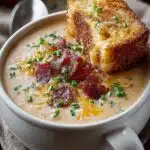 Savory Monte Cristo Soup with a Sweet Raspberry Twist 4 Monte Cristo Soup