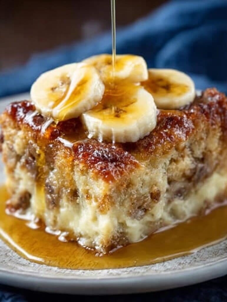 Overnight Baked Banana French