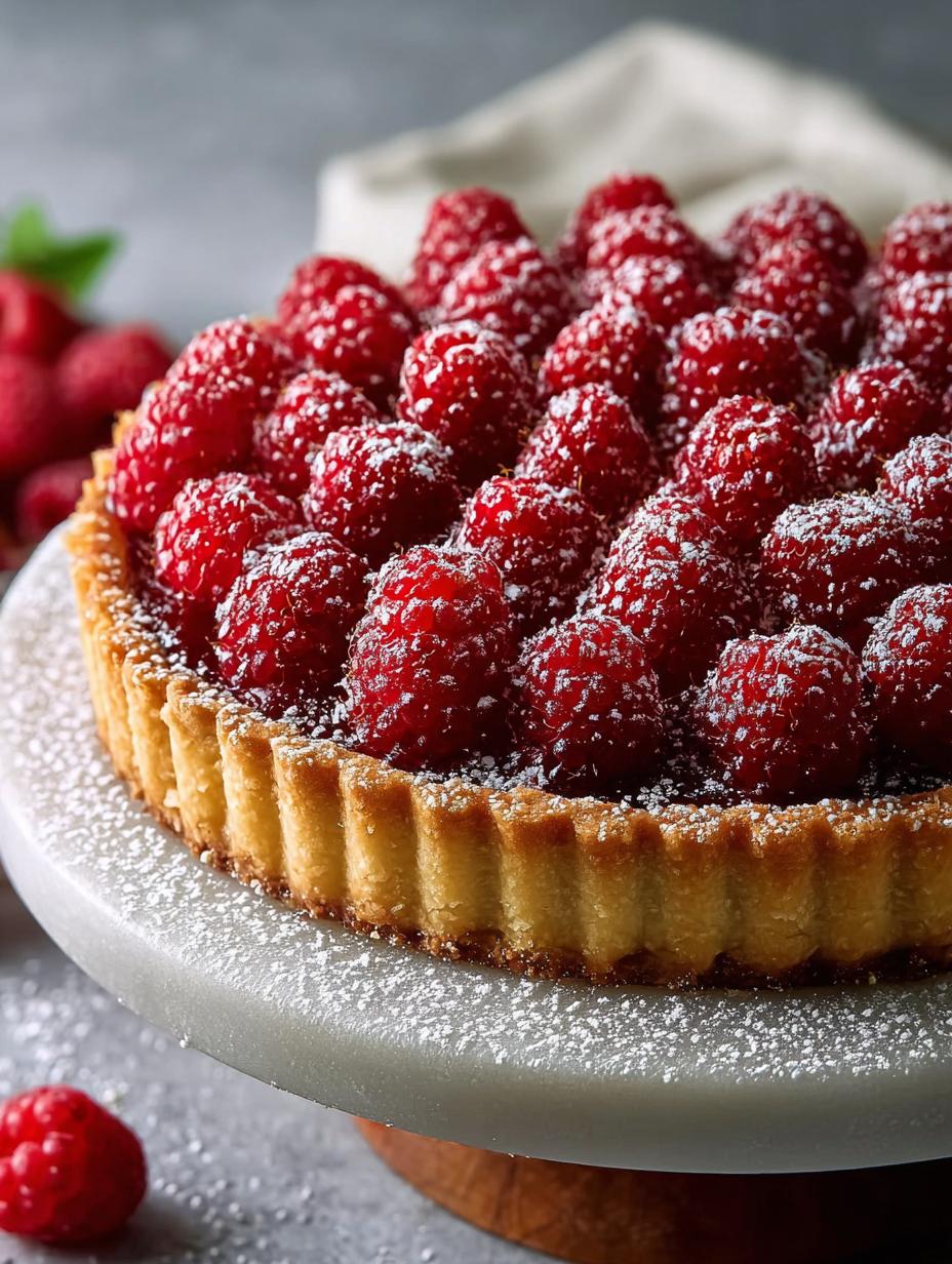 Delicious Raspberry Tart with Frangipane Recipe 2 Delicious Raspberry Tart with Frangipane Recipe - Raspberry Tart with Frangipane - main visual representation