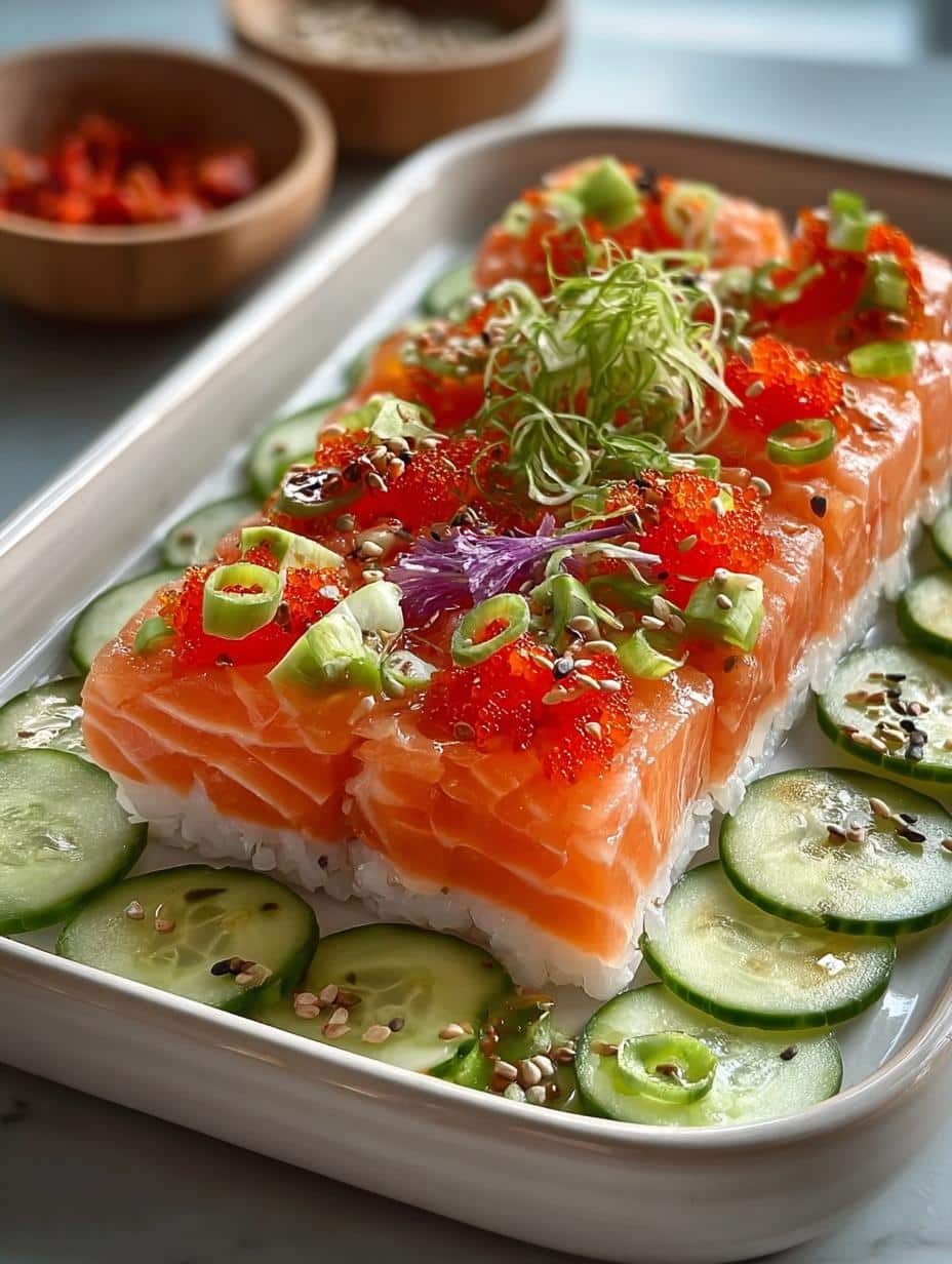 Salmon Sushi Bake: 7 Comforting Layers of Flavor - Salmon Sushi Bake - additional detail